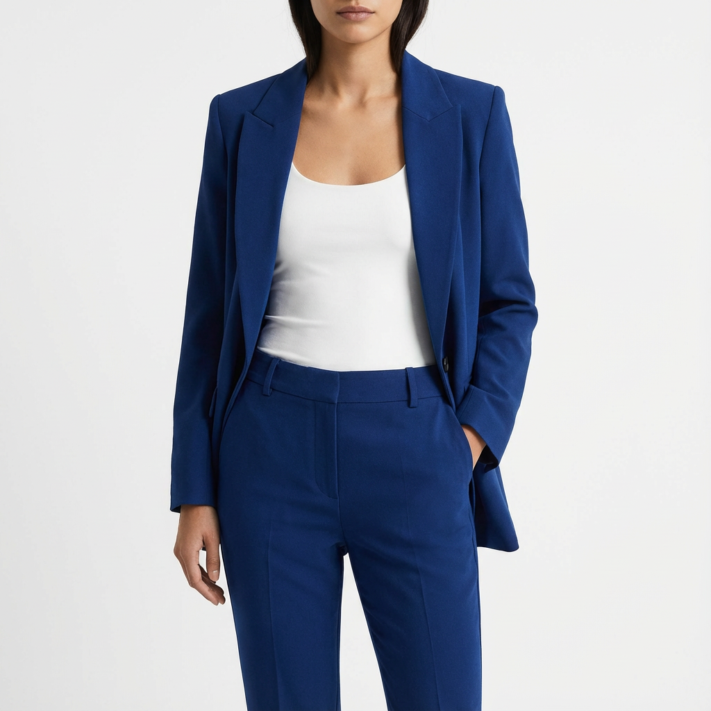 Complete Women's Slim Fit Velvet Blazer Jacket