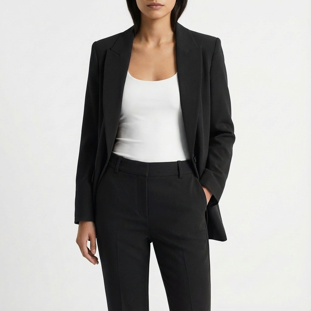 Complete Women's Slim Fit Velvet Blazer Jacket