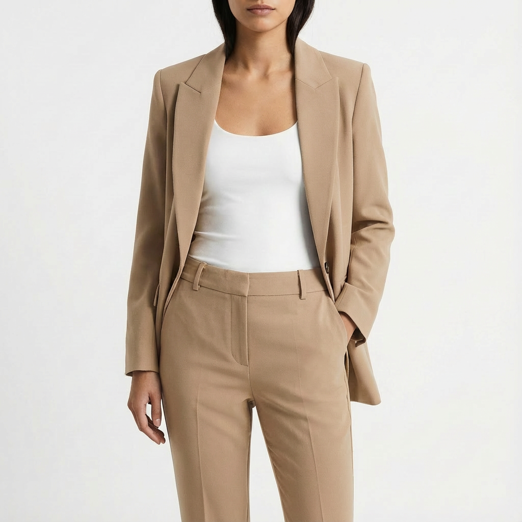 Complete Women's Slim Fit Velvet Blazer Jacket
