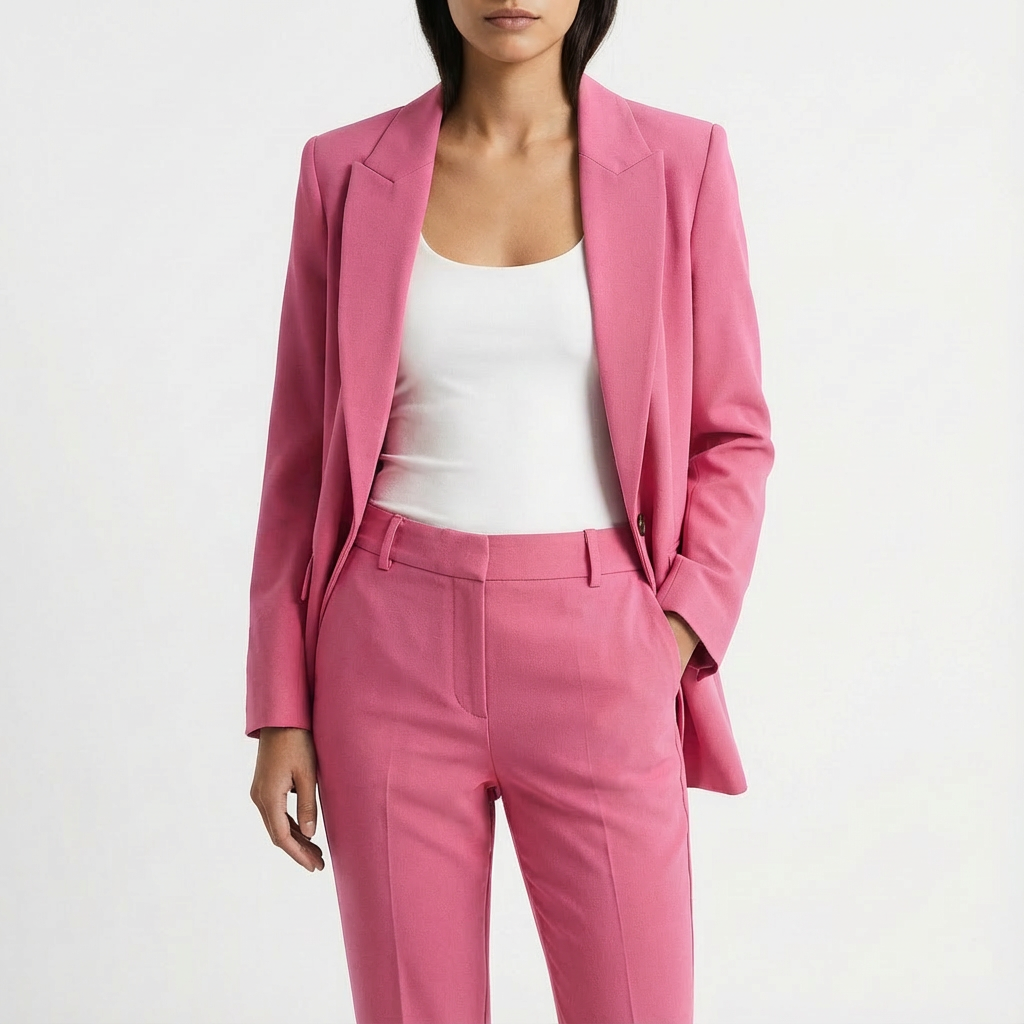 Complete Women's Slim Fit Velvet Blazer Jacket