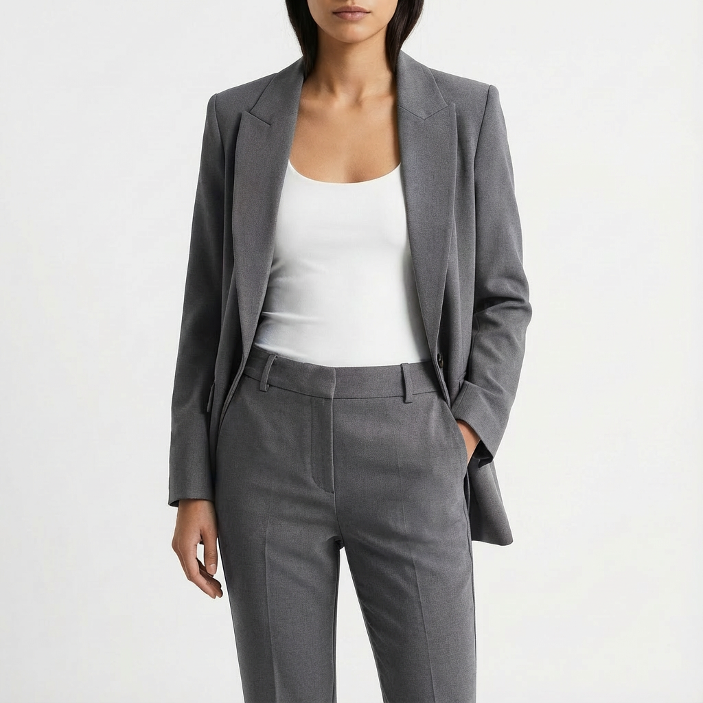 Complete Women's Slim Fit Velvet Blazer Jacket