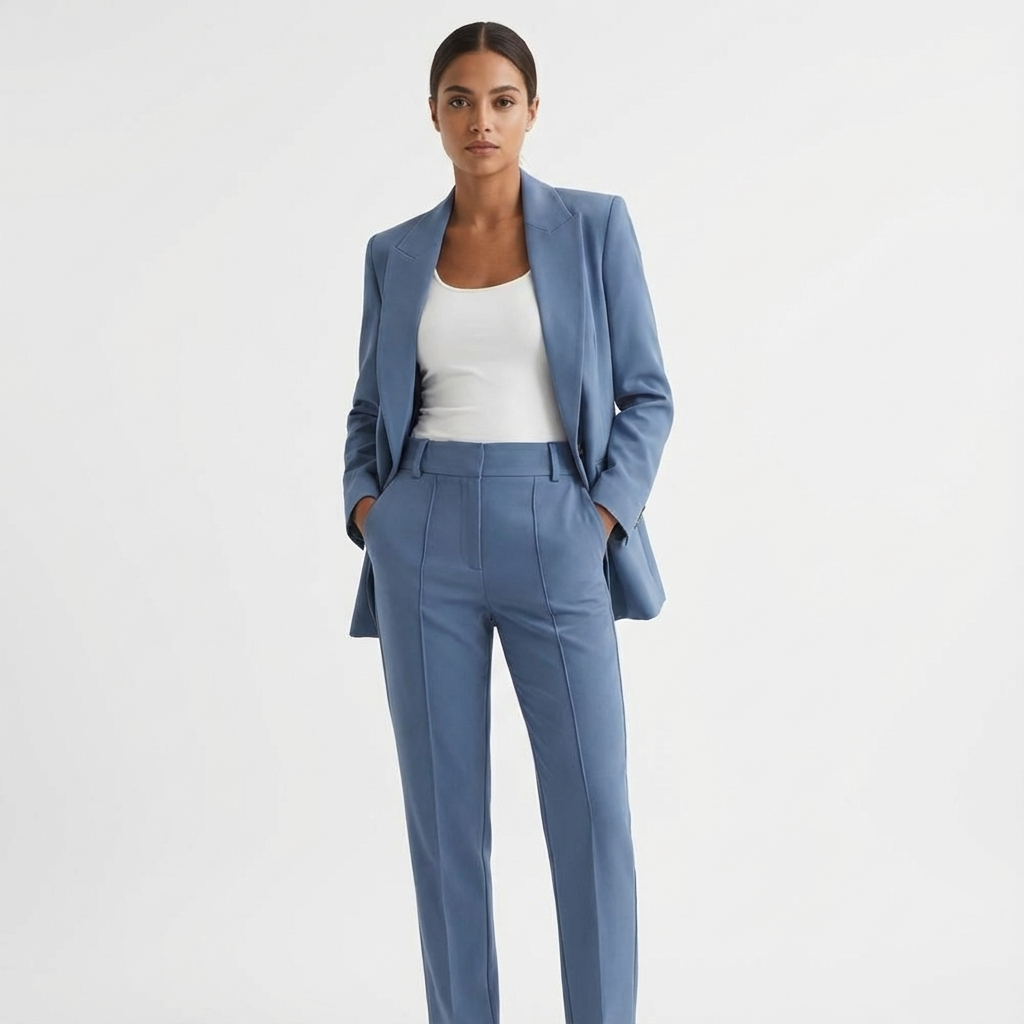 Complete Women's Slim Fit Velvet Blazer Jacket