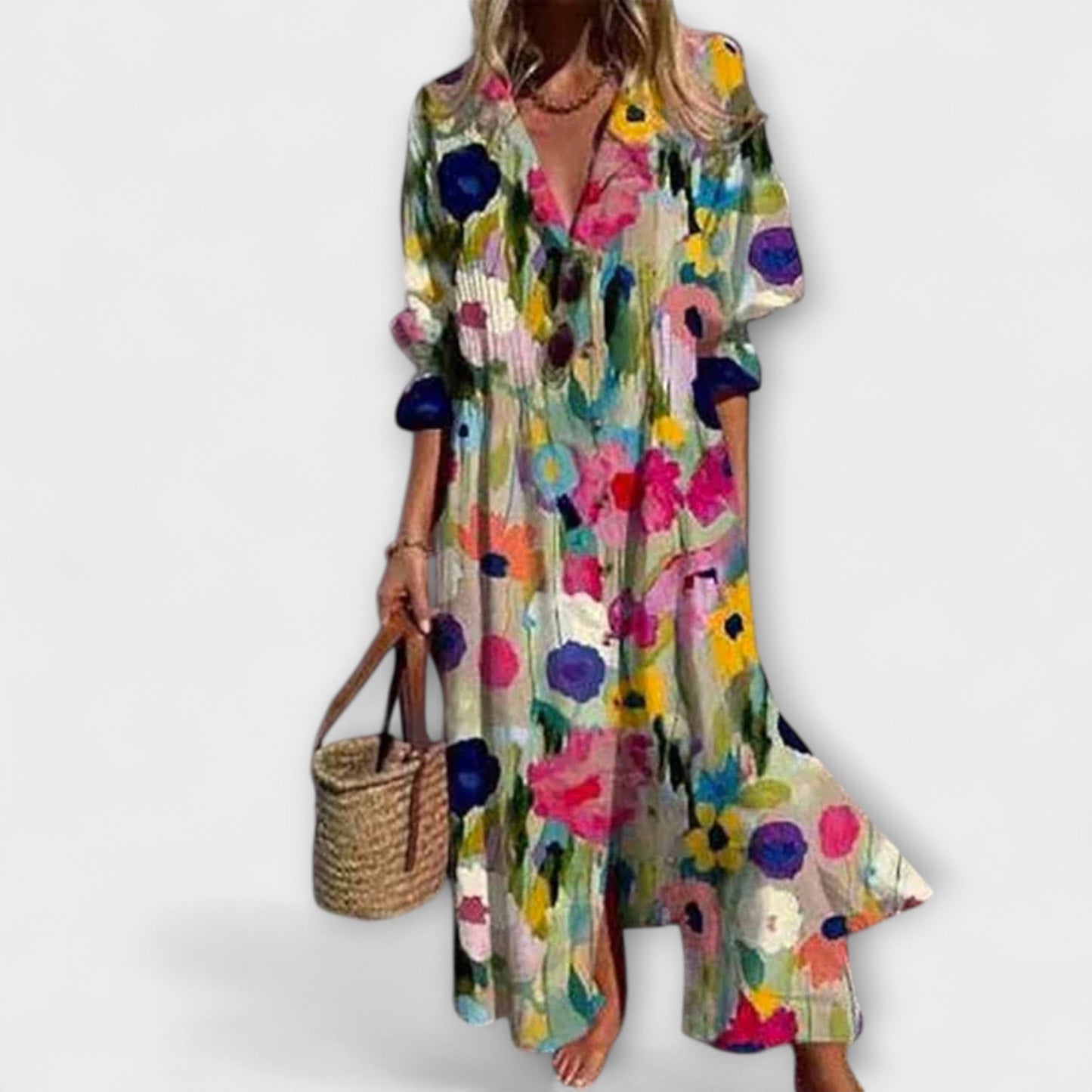 Women's Sleeveless Velvet Dress with Belly Coverage