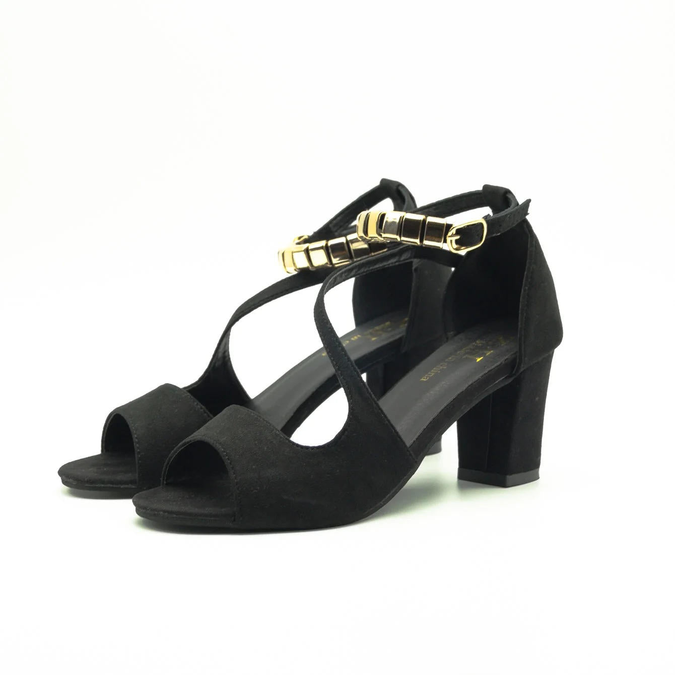 Sadie | Women's Block Heel Ankle Strap Peep Toe Dress Sandals 7