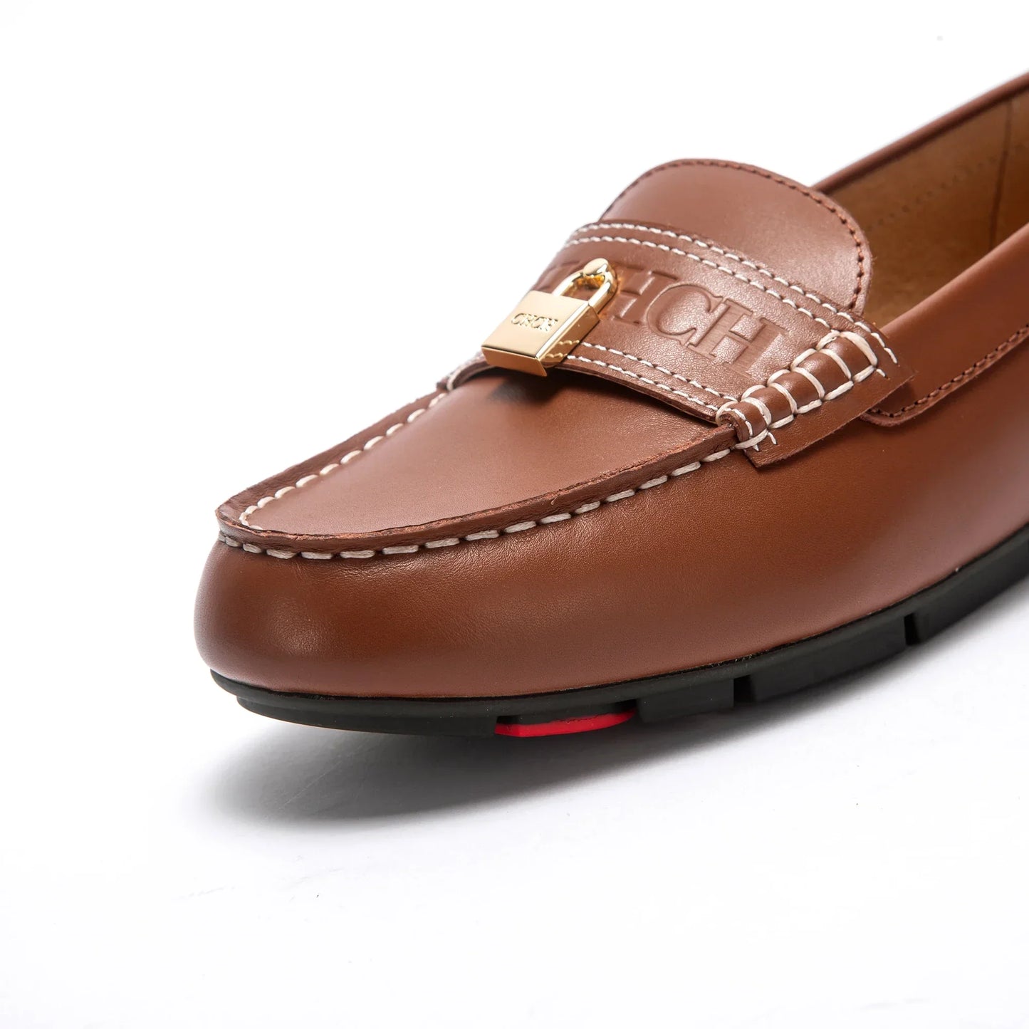 High-Quality Leather Women's Ballerina Shoes Round Toe Casual Business