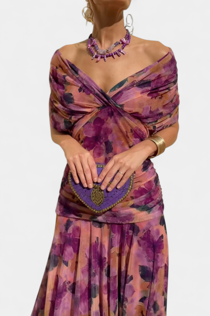 Elegant Women's Velvet Sleeveless Dress with V-Neck