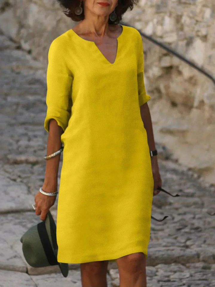 Skylar™ | Elegant Dress with V-Neck 7