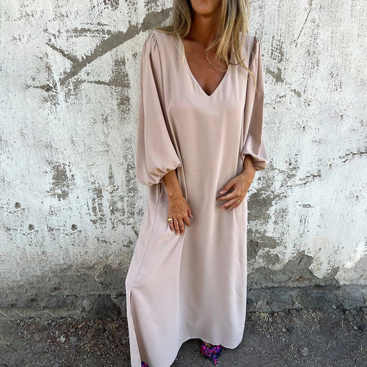 Solana™ | Flowing Maxi Dress with Pockets 0