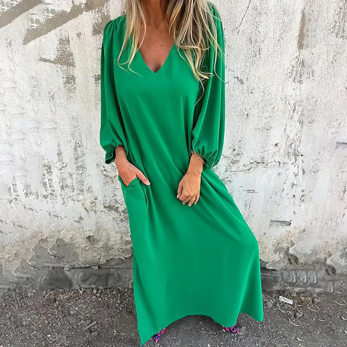 Solana™ | Flowing Maxi Dress with Pockets 3