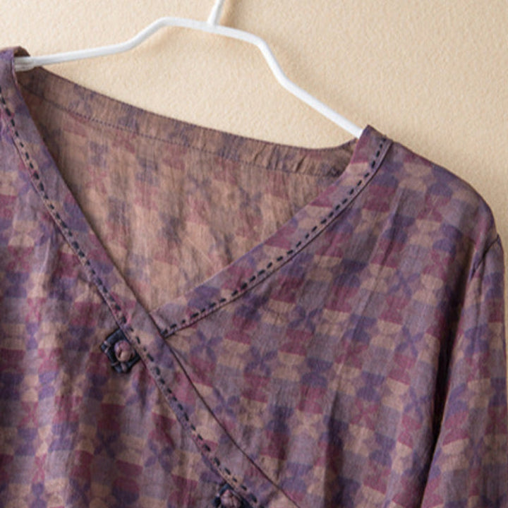 Camicia comoda con bottoni frontali