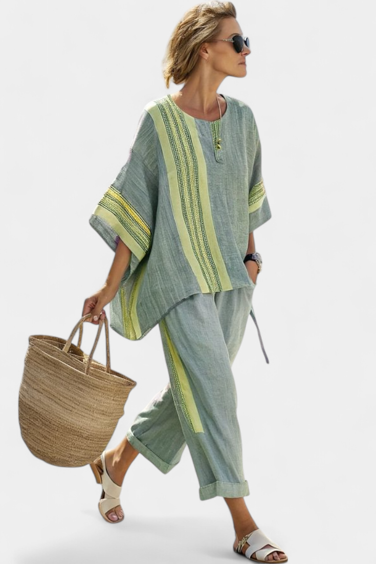 Sophie | Chic Oversized Lavender Loungewear Two Piece Set 4