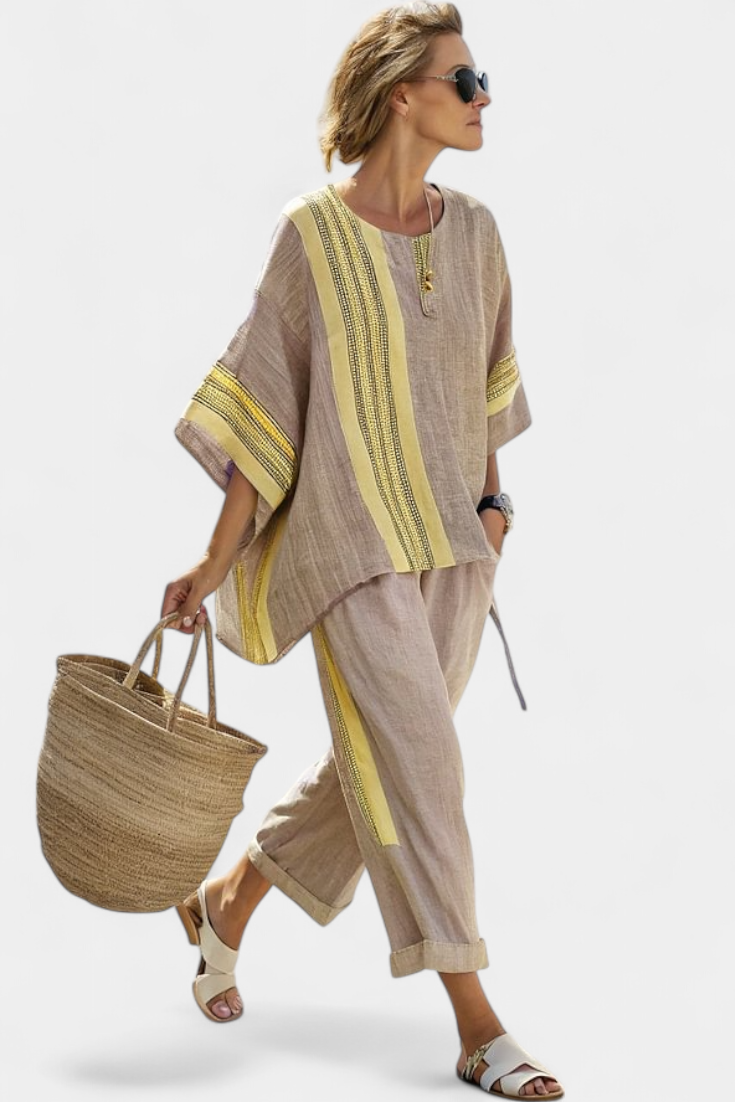 Sophie | Chic Oversized Lavender Loungewear Two Piece Set 5