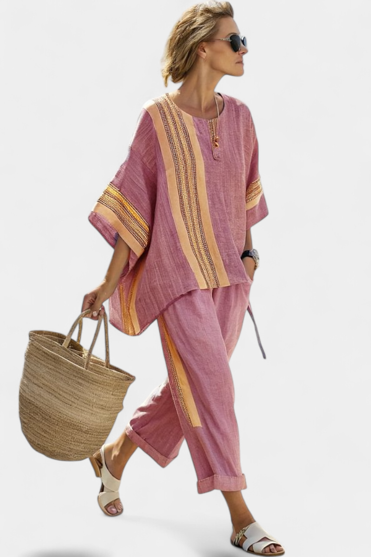 Sophie | Chic Oversized Lavender Loungewear Two Piece Set 6