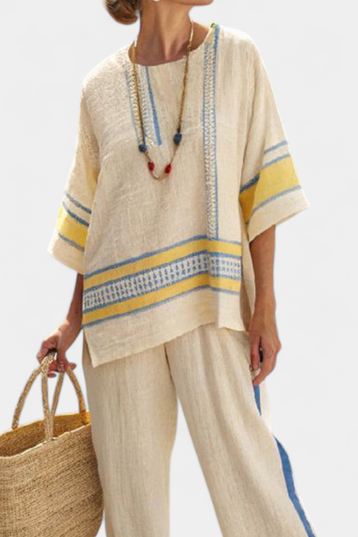 Sophie | Chic Wide Leg Linen Pants for Women 1