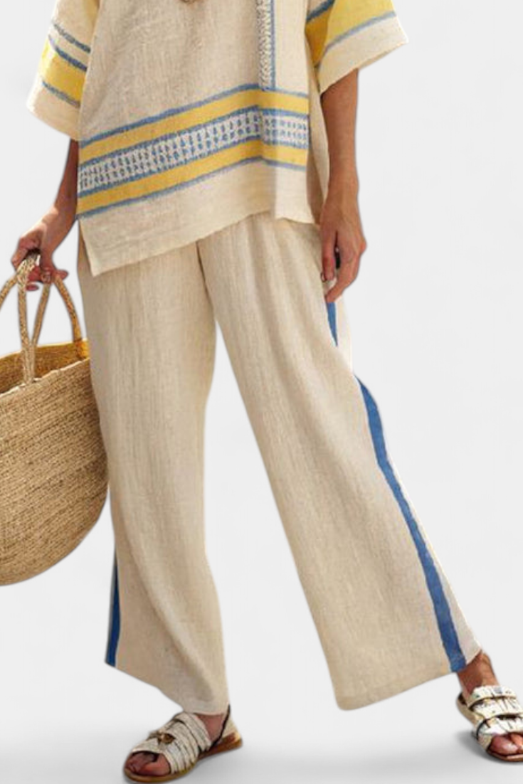 Sophie | Chic Wide Leg Linen Pants for Women 2