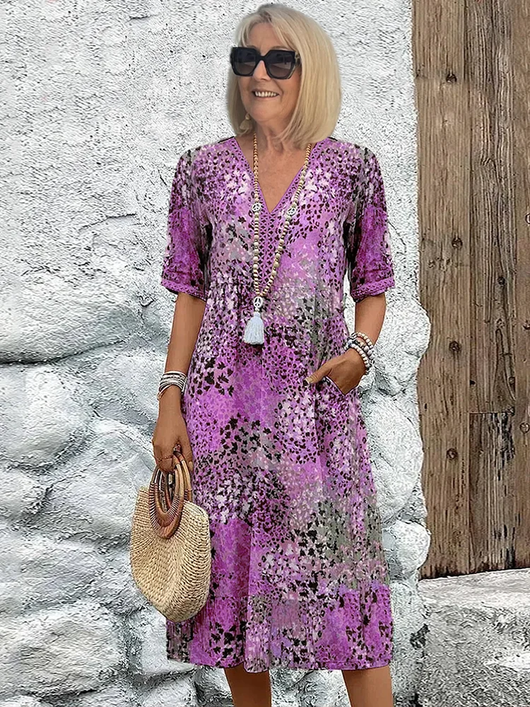 Tanya™ | Colorful Midi Dress 3