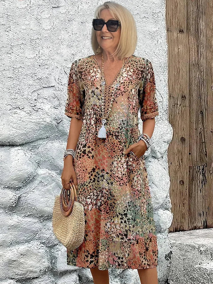Tanya™ | Colorful Midi Dress 4
