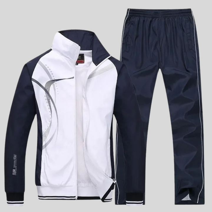 Completo sportivo termico da uomo con maniche lunghe e vestibilità ampia