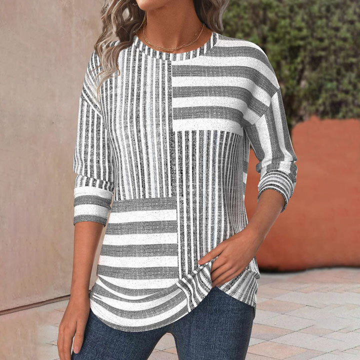 Blusa a righe confortevole