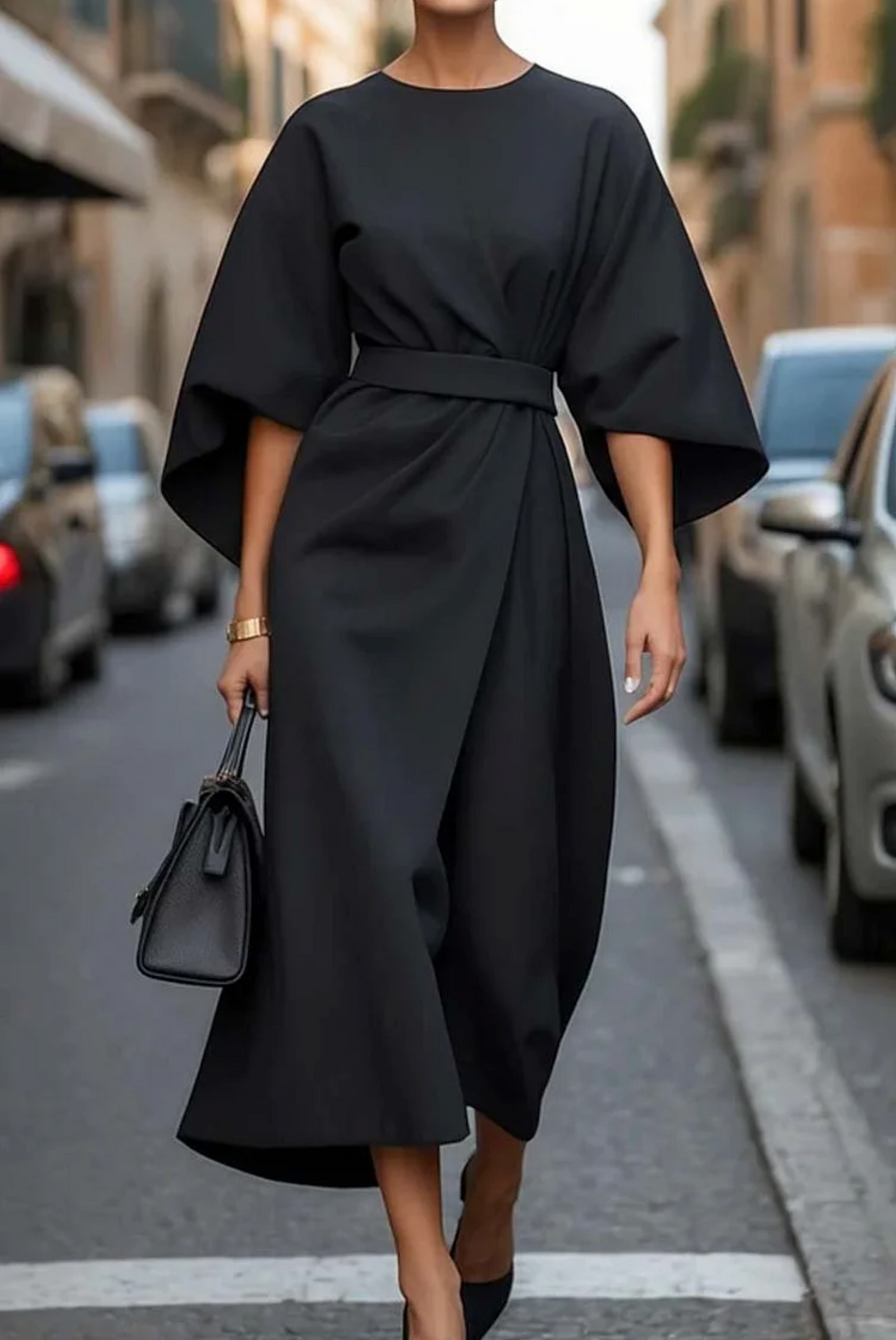 Wendy™ | Elegant Dress with Lantern Sleeves 1