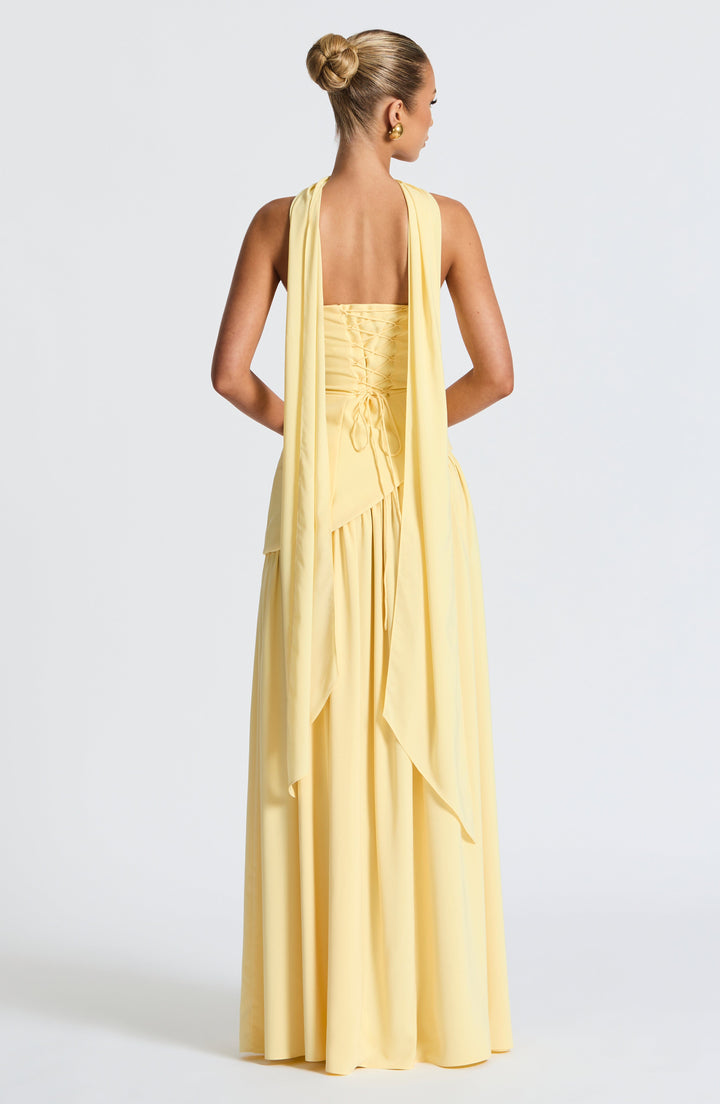 Abito maxi elegante da donna senza spalline | Chic abito da sera estivo