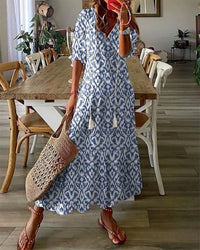 Women's Lightweight Bohemian Maxi Dress | Elegant Flowing Summer Outfit