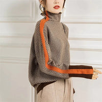 Women's Soft Cashmere Turtleneck Sweater | Elegant Warm Knit Top