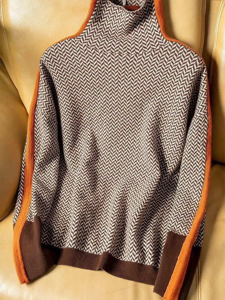 Women's Soft Cashmere Turtleneck Sweater | Elegant Warm Knit Top