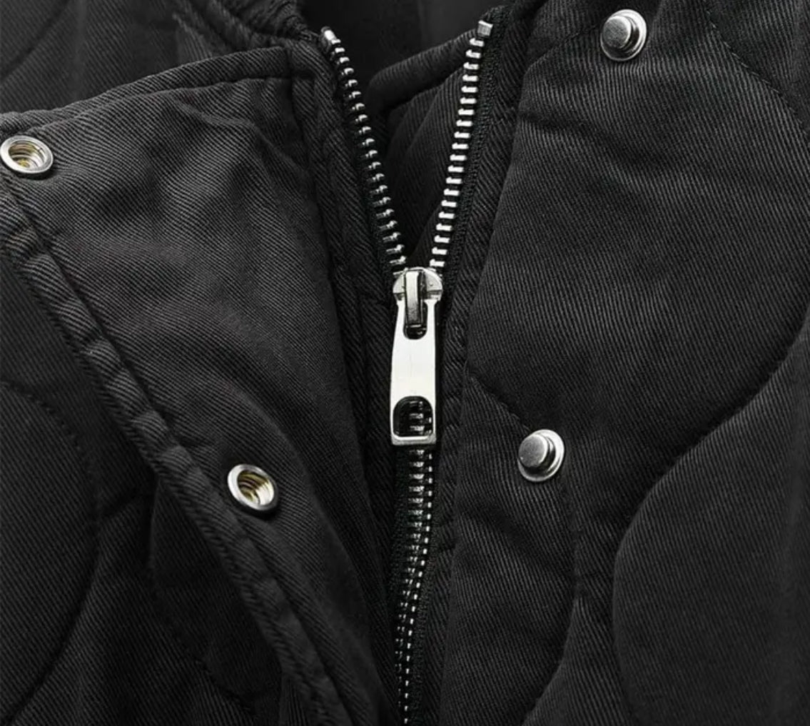 Women's Soft Quilted Bomber Jacket | Casual Relaxed Fit Outerwear