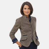 Women's Warm Black Wool Blazer