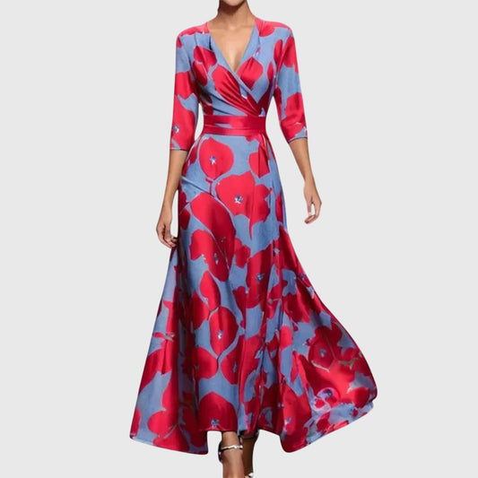 Women's Velvet Sleeveless Dress | Elegant Long Evening Gown 1