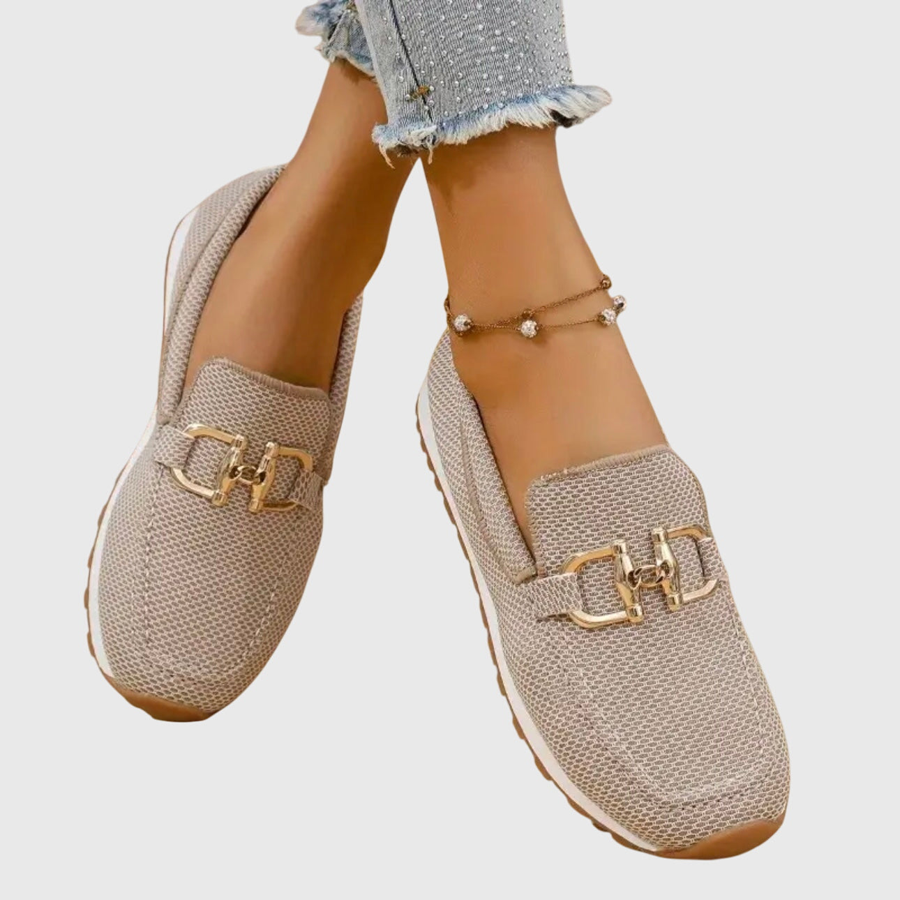 Women's Orthopedic Loafers with Anatomical Insole and Round Toe