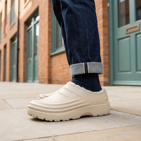 Non-Slip Waterproof Kitchen Shoes for Men, Lined
