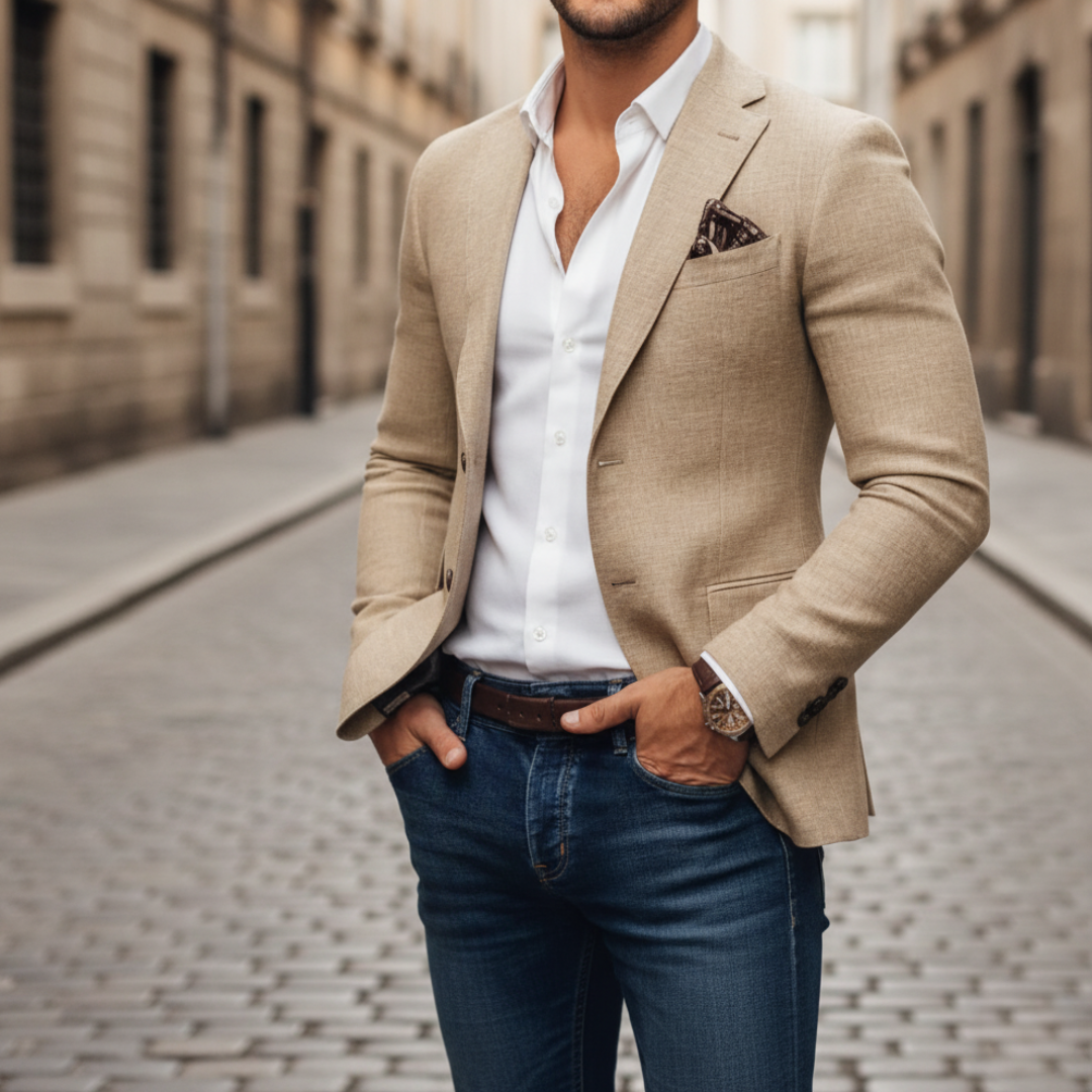 Elegant Slim Fit Men's Blazer