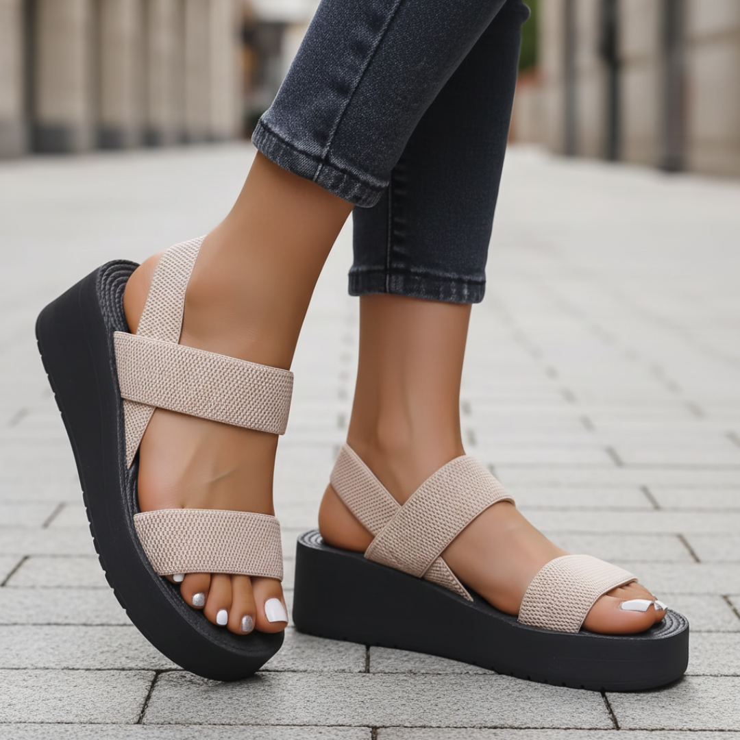 Women's Lightweight Summer Wedge Platform Sandals