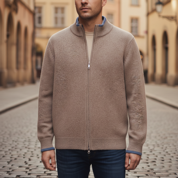 Men's Winter Zip Sweater