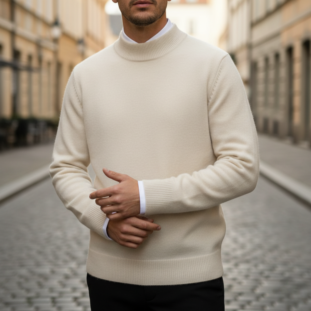 Men's High Neck Sweater