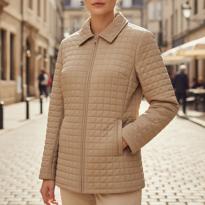 Women's Quilted Fabric Jacket