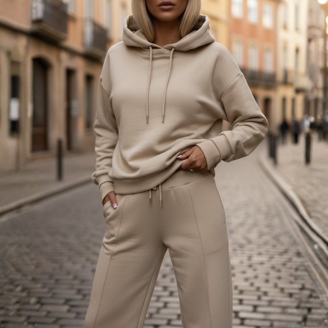 Women's Soft Fabric 2-Piece Tracksuit