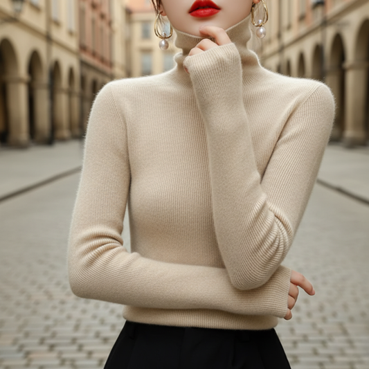 Women's Crew Neck Sweater in Soft Material