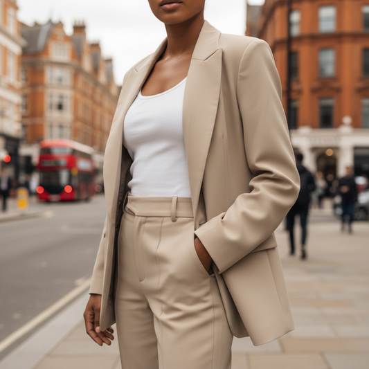 Women's Elegant Jacket and Pants Set