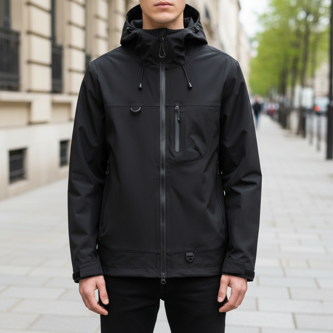 Unisex Outdoor Jacket in Technical Fabric