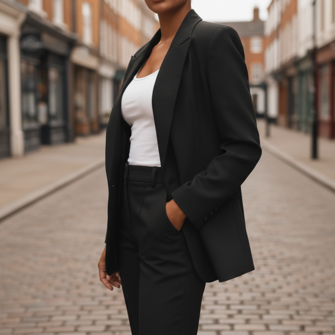 Women's Elegant Jacket and Pants Set