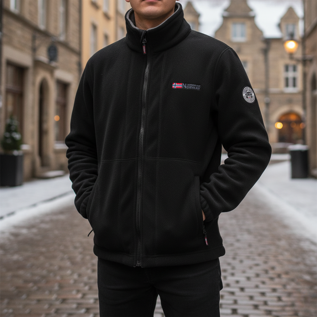 Men's Fleece Jacket with Winter Zip