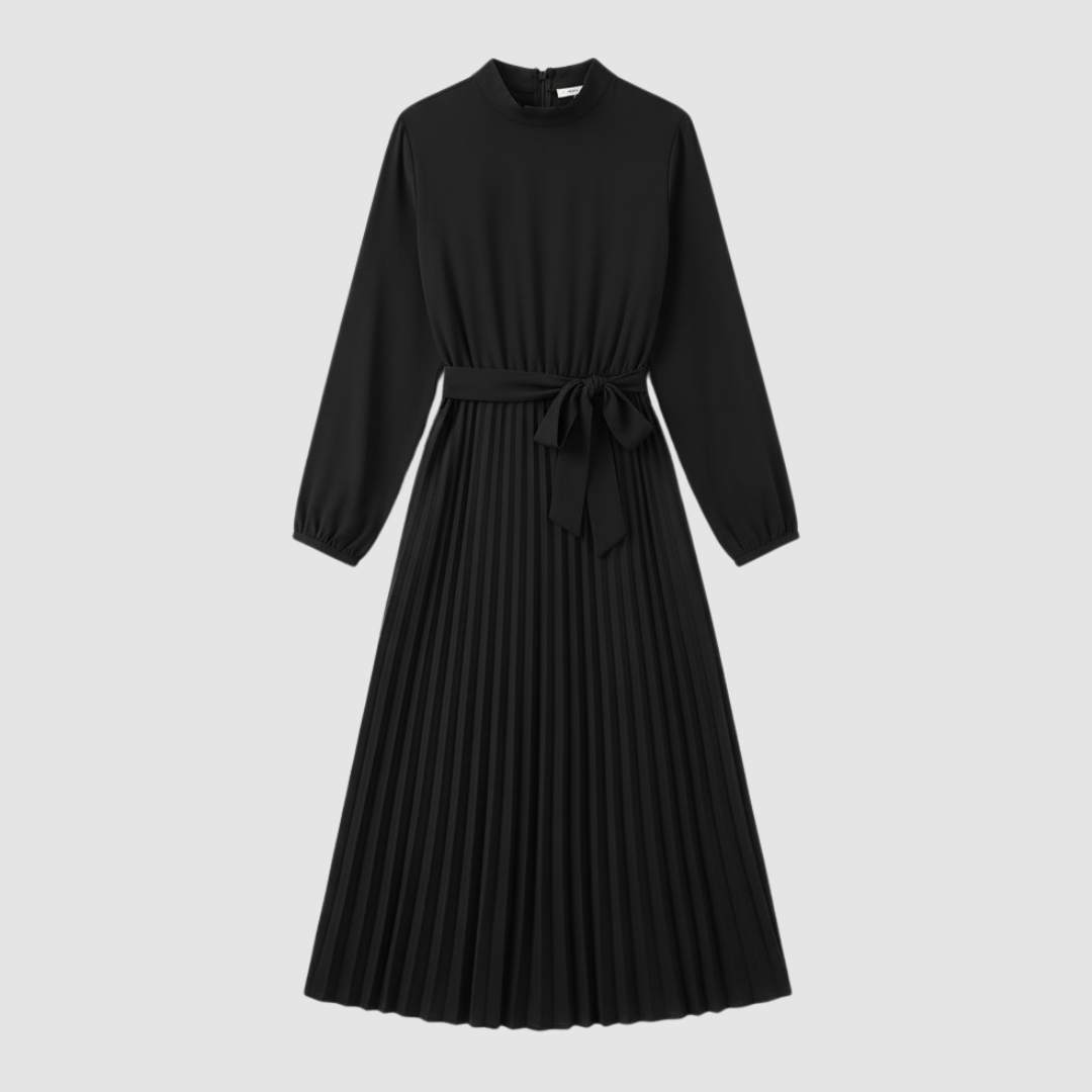Long Pleated Dress for Women
