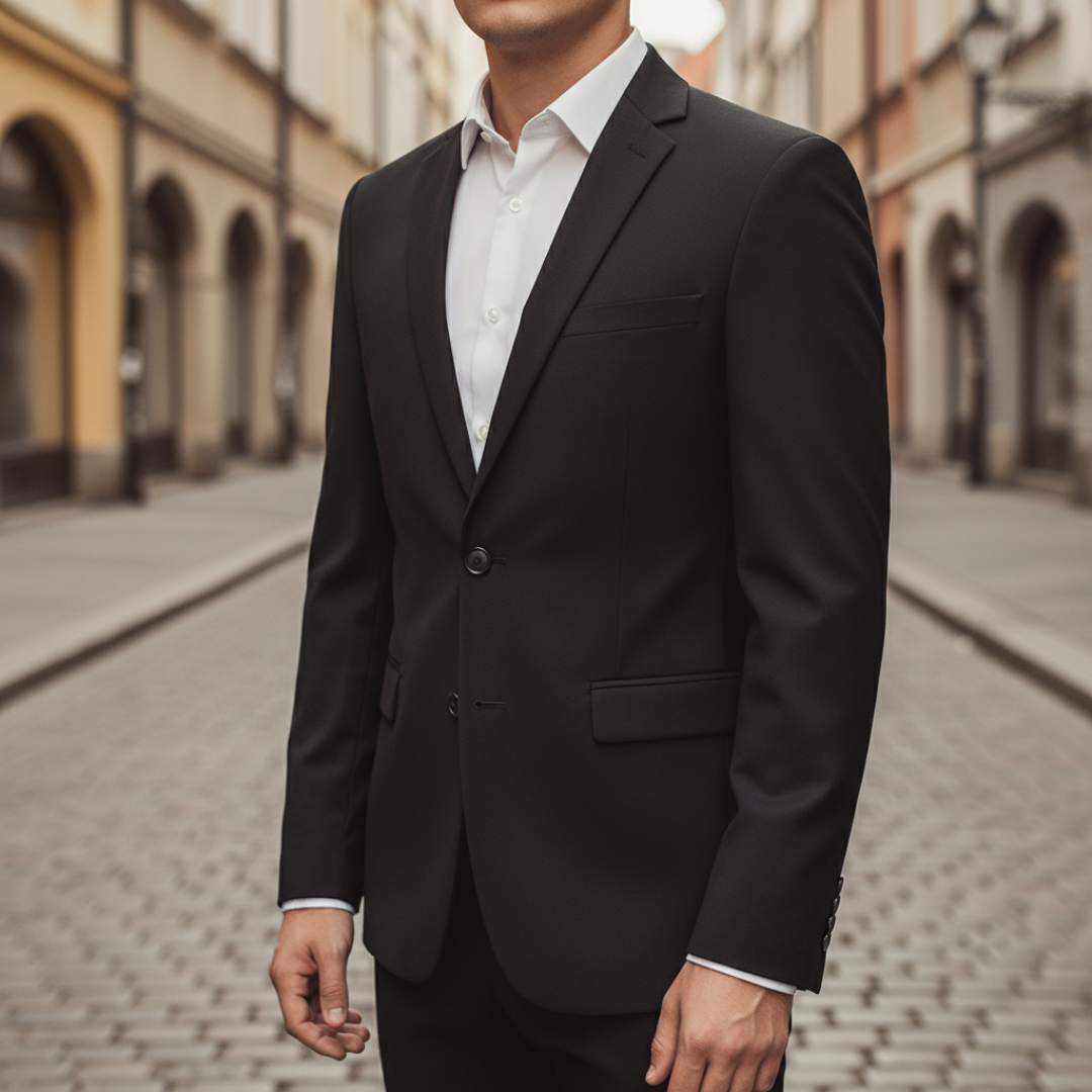 Men's Dark Slim Fit Blazer