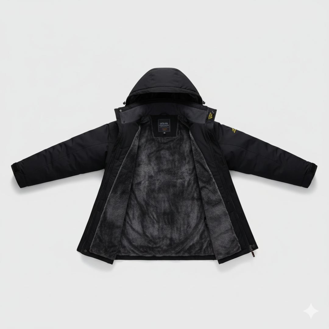 Men's Winter Padded Jacket with Hood