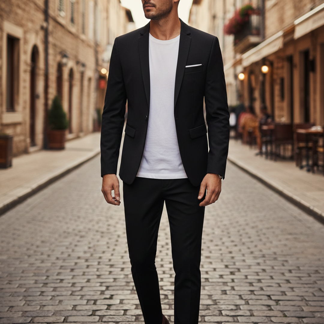 Men's Slim Fit Formal Business Jacket