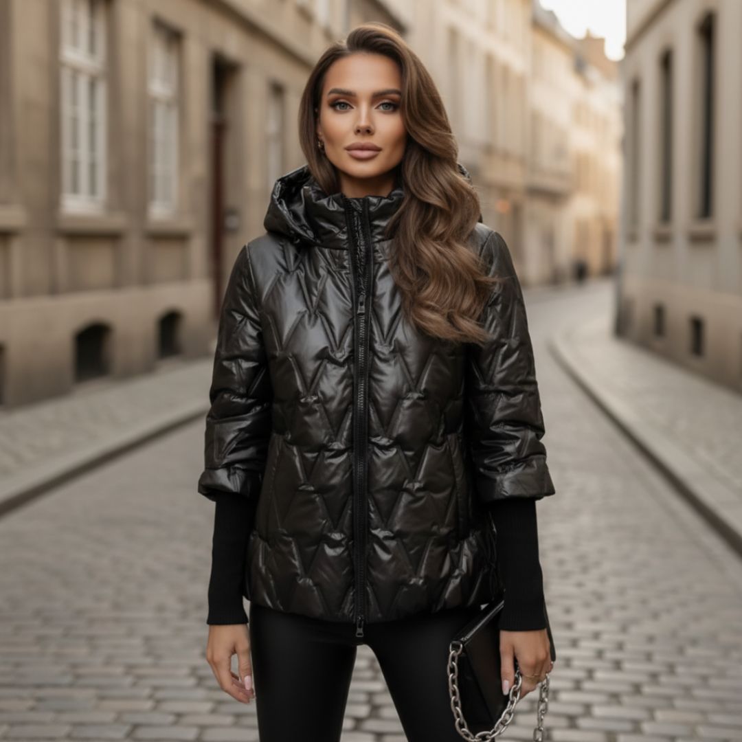 Women's Padded Jacket with Hood