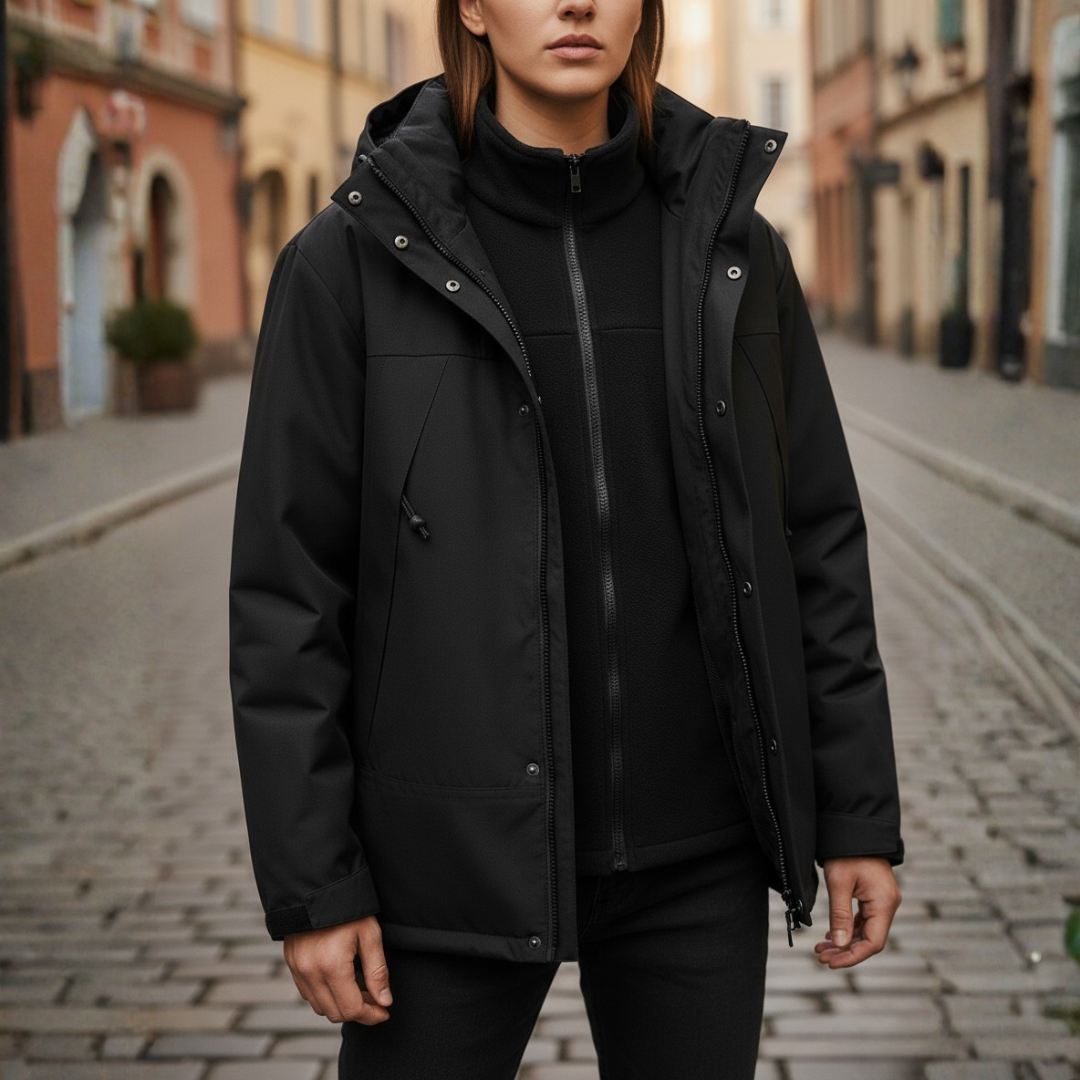 Women's Waterproof Jacket with Hood